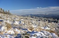 Widok spod Stogu Izerskiego w stronę Karkonoszy
